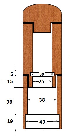 Mlýnek na koření - mechanismus 